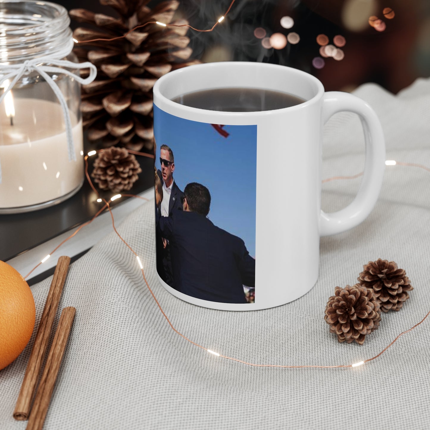 You missed! Coffee mug Trump 2024